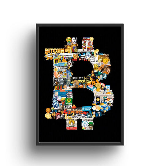 Bitcoin Canvas Poster