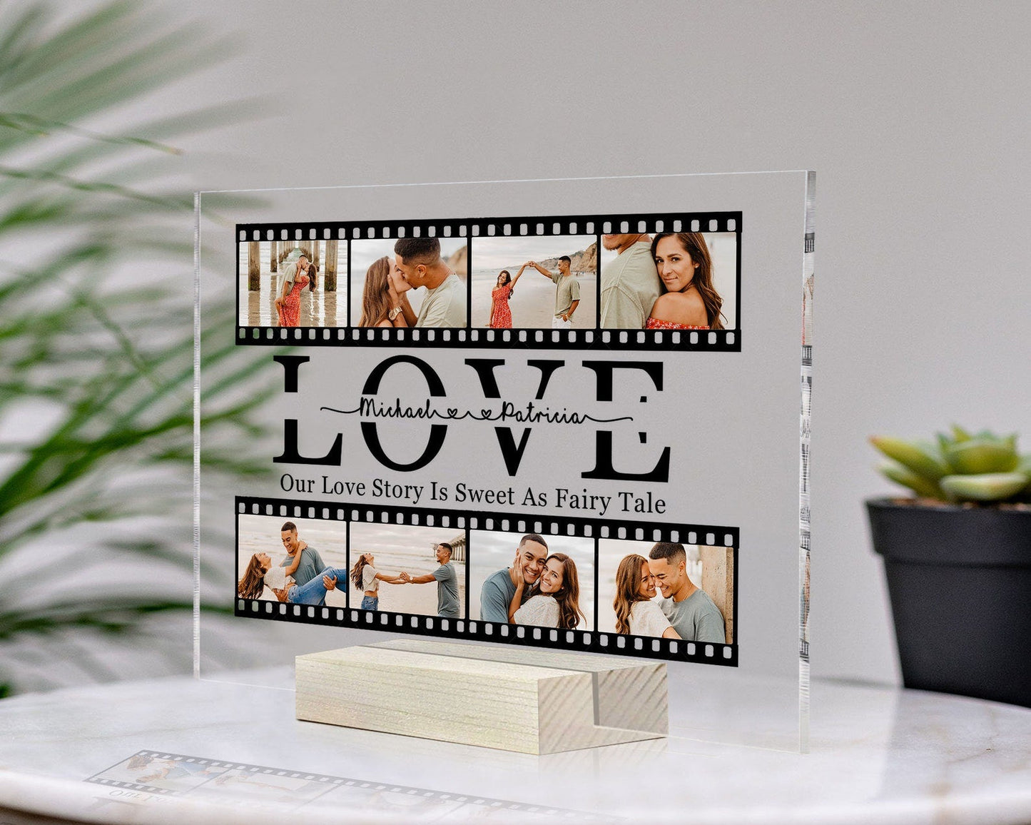 Custom Photo Engraved Night Lights Film Photo Light Home Gift For Love