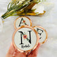 Personalized Floral Compact Mirror