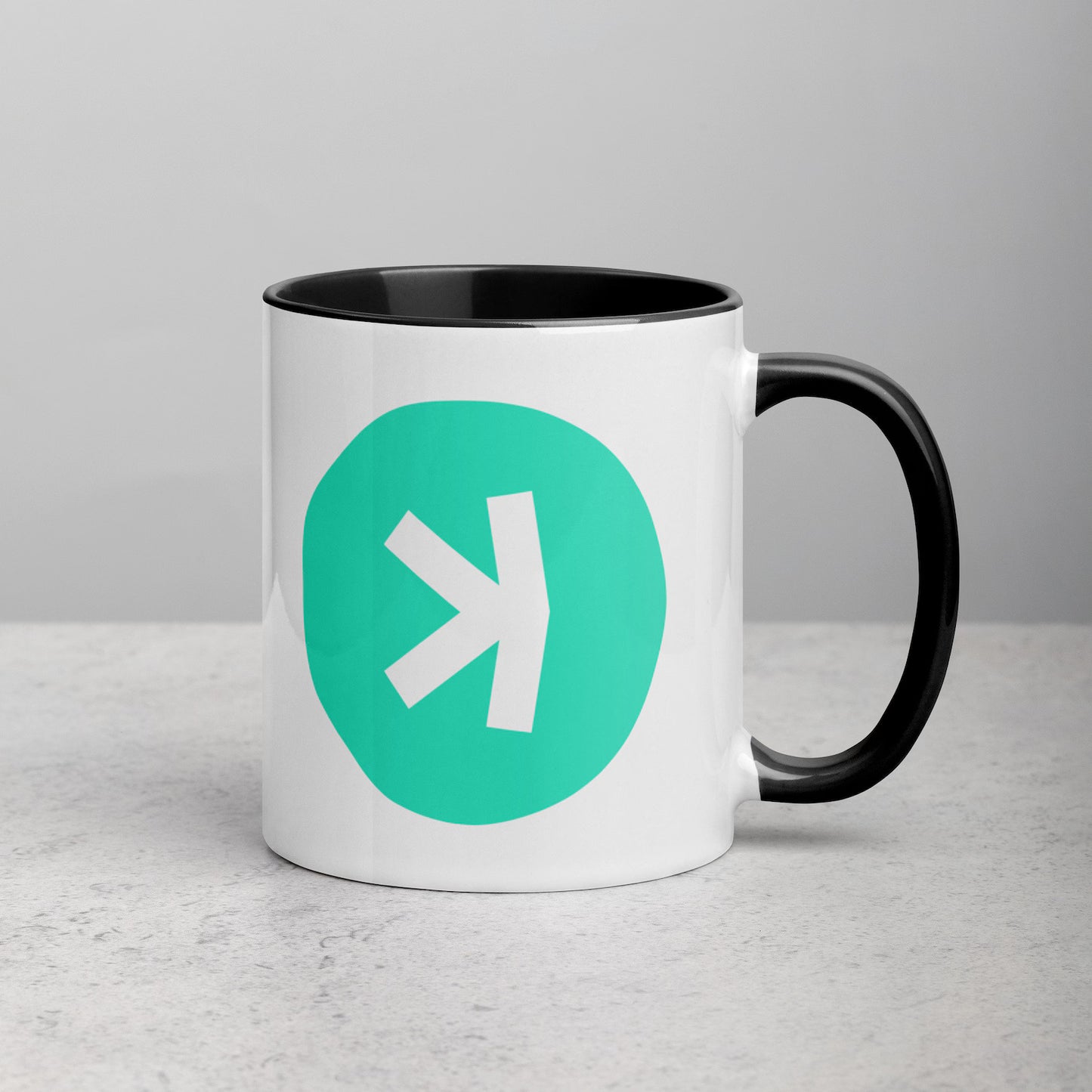 KASPA crypto Logo Bitcoin Mug