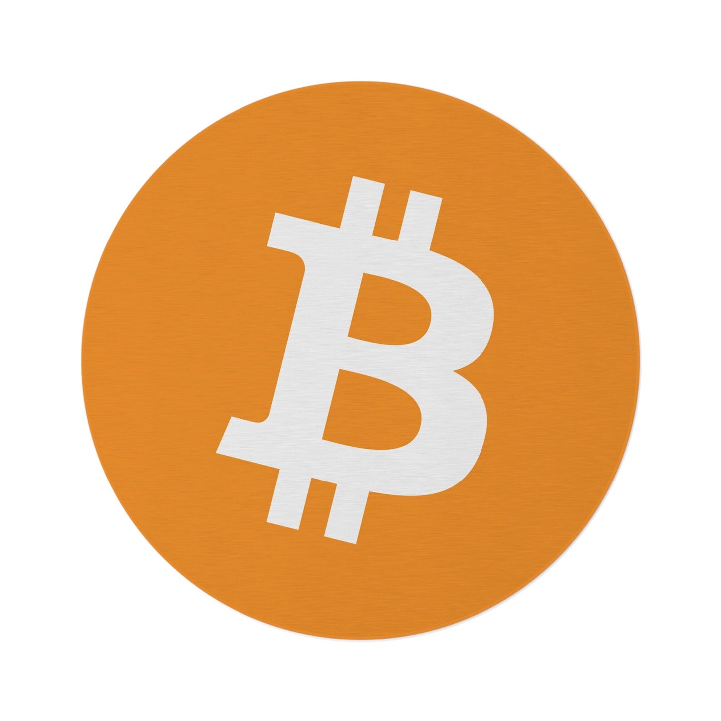 Big Bitcoin Rug - Round Crypto Rug