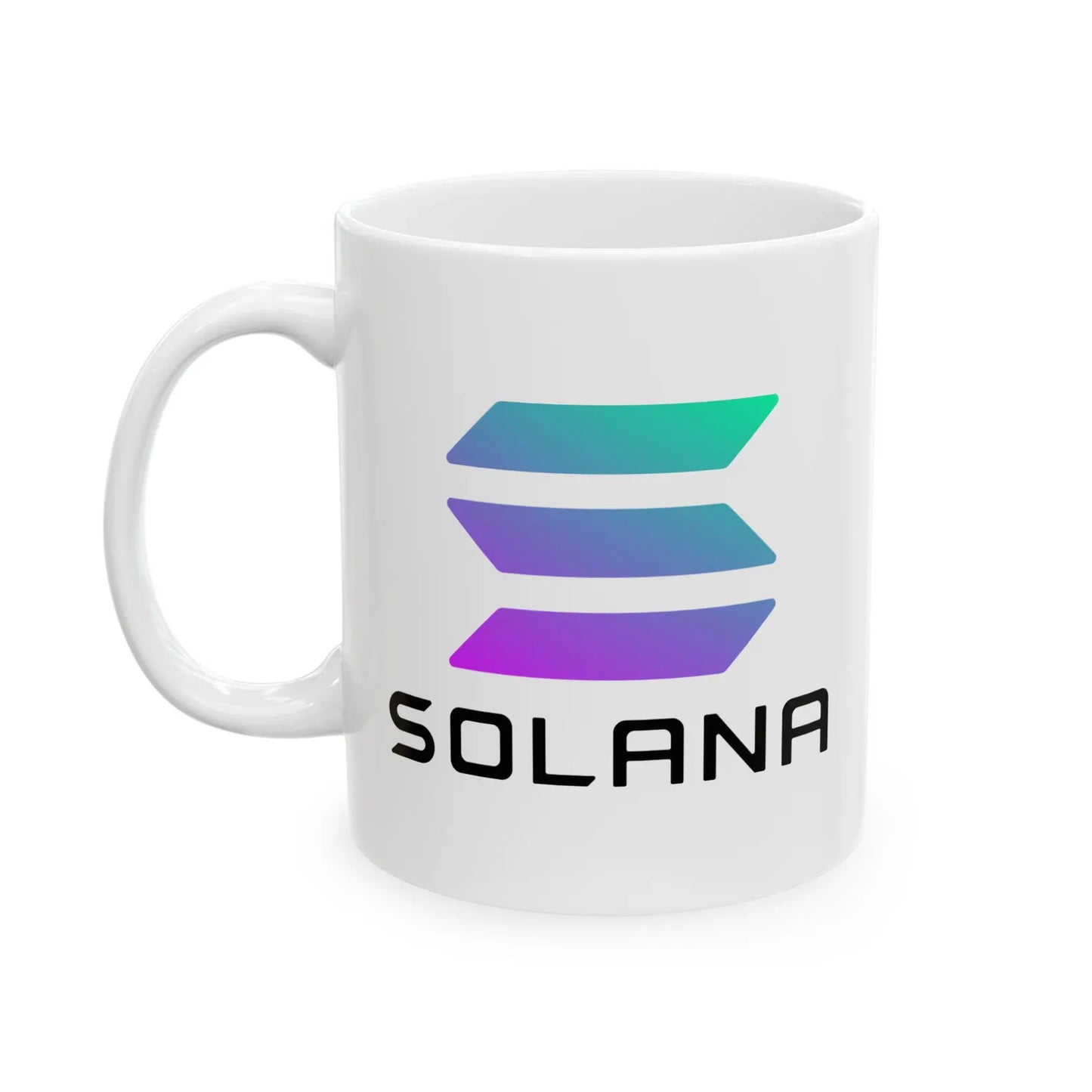 Solana crypto Logo Bitcoin Mug