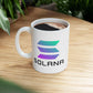 Solana crypto Logo Bitcoin Mug