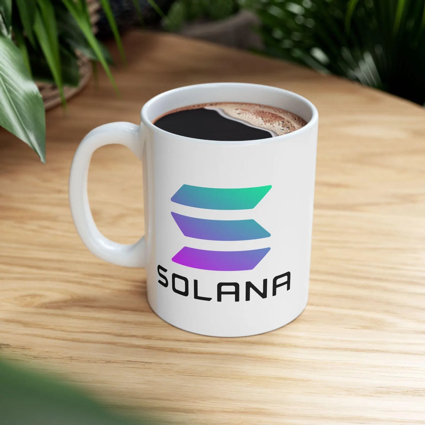 Solana crypto Logo Bitcoin Mug