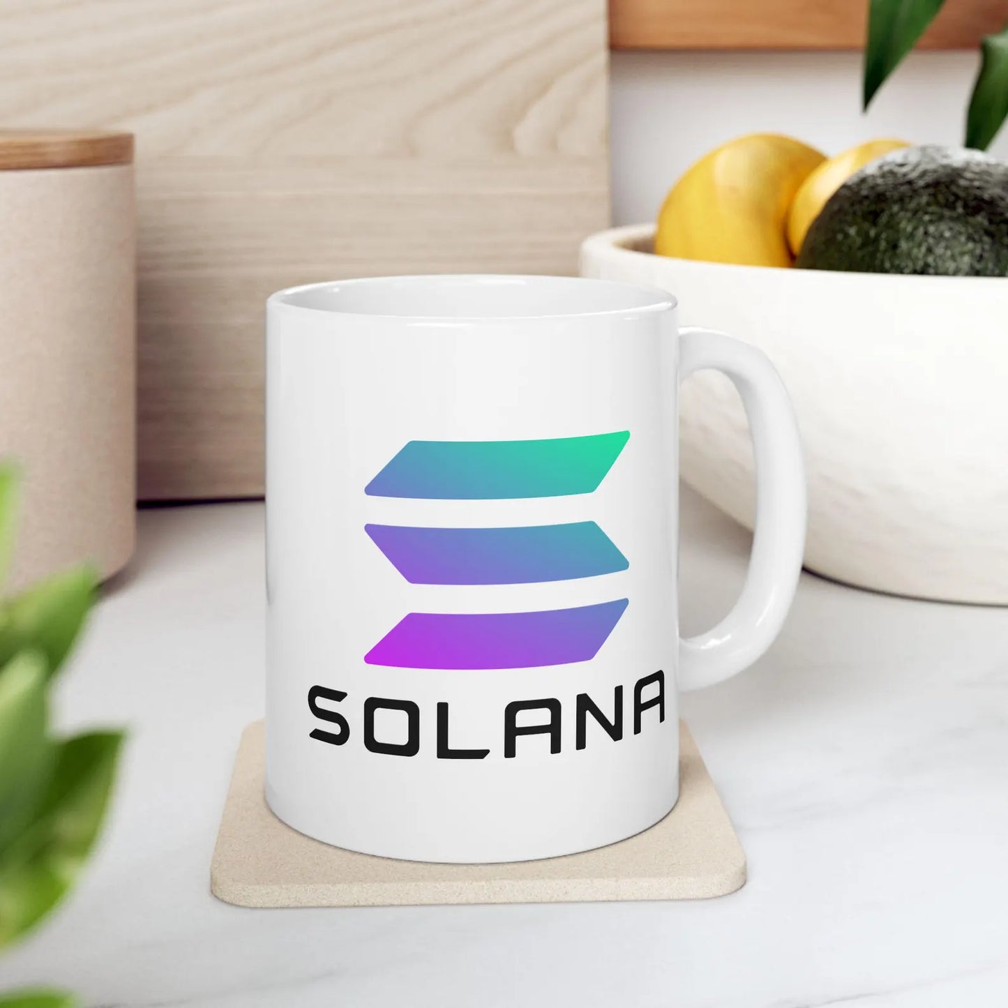 Solana crypto Logo Bitcoin Mug
