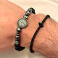 Bitcoin Bracelet Double Black