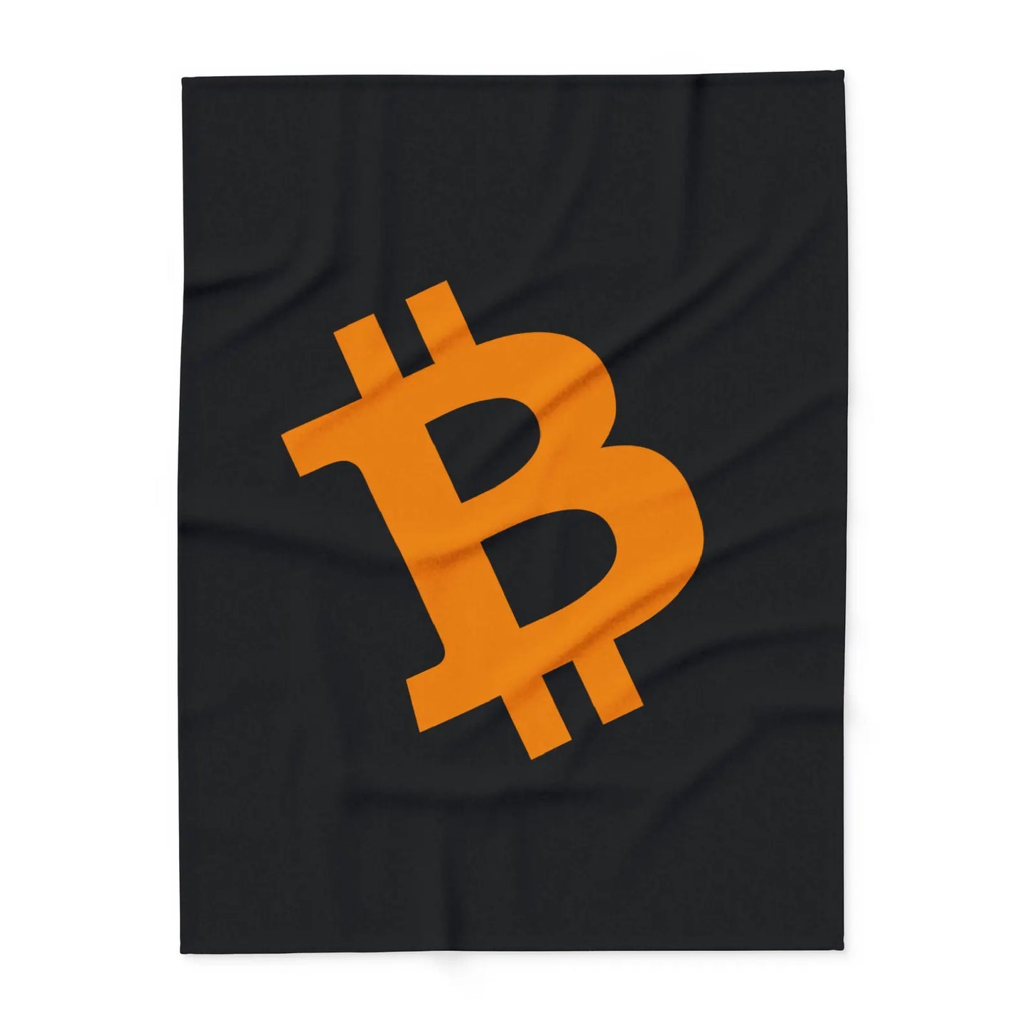 Bitcoin Fleece Throw Blanket: Cozy Crypto Gift, Winter Home Decor