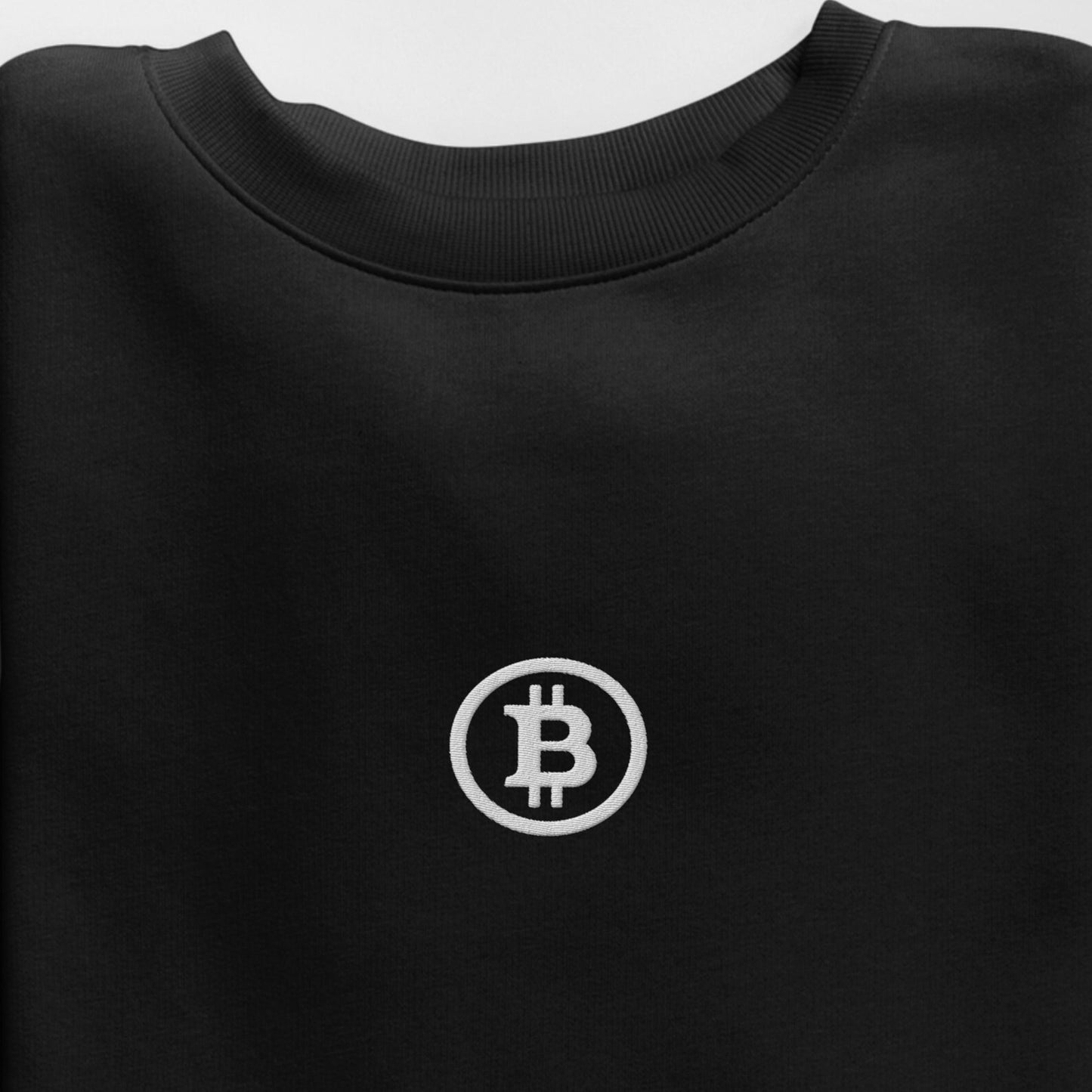 Embroidered Bitcoin Sweatshirt