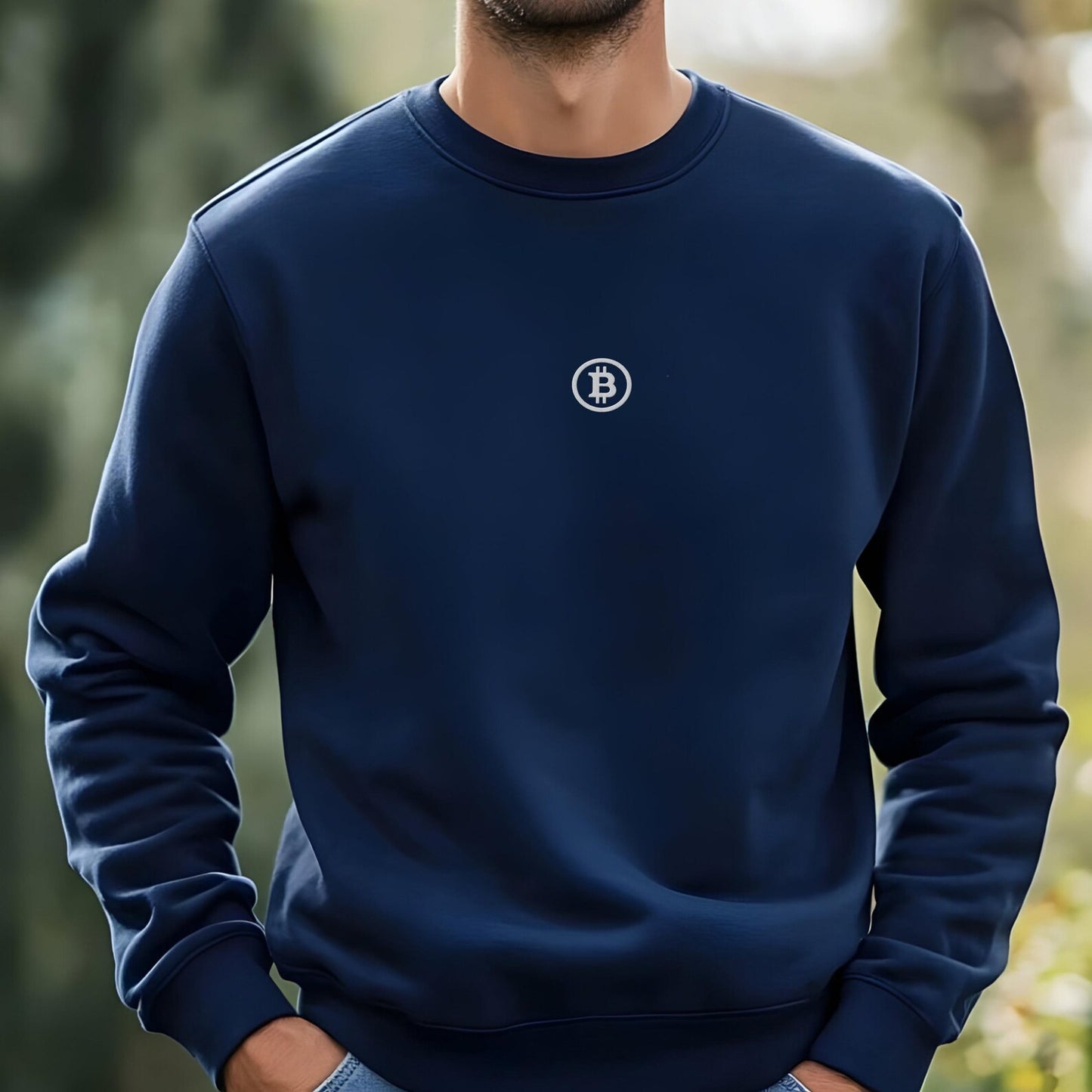 Embroidered Bitcoin Sweatshirt