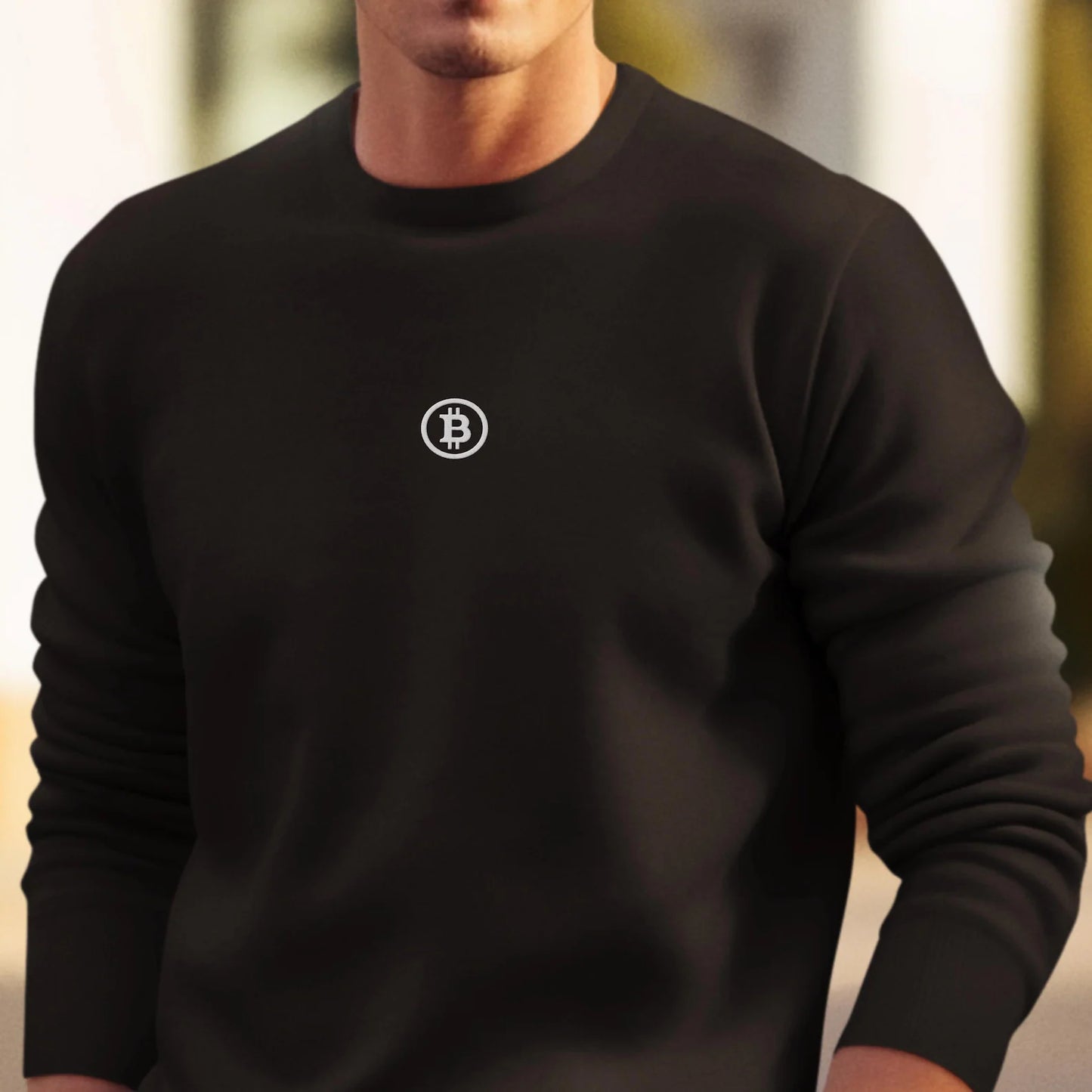 Embroidered Bitcoin Sweatshirt