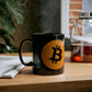 Bitcoin Enthusiast Mug - Black Coffee Cup