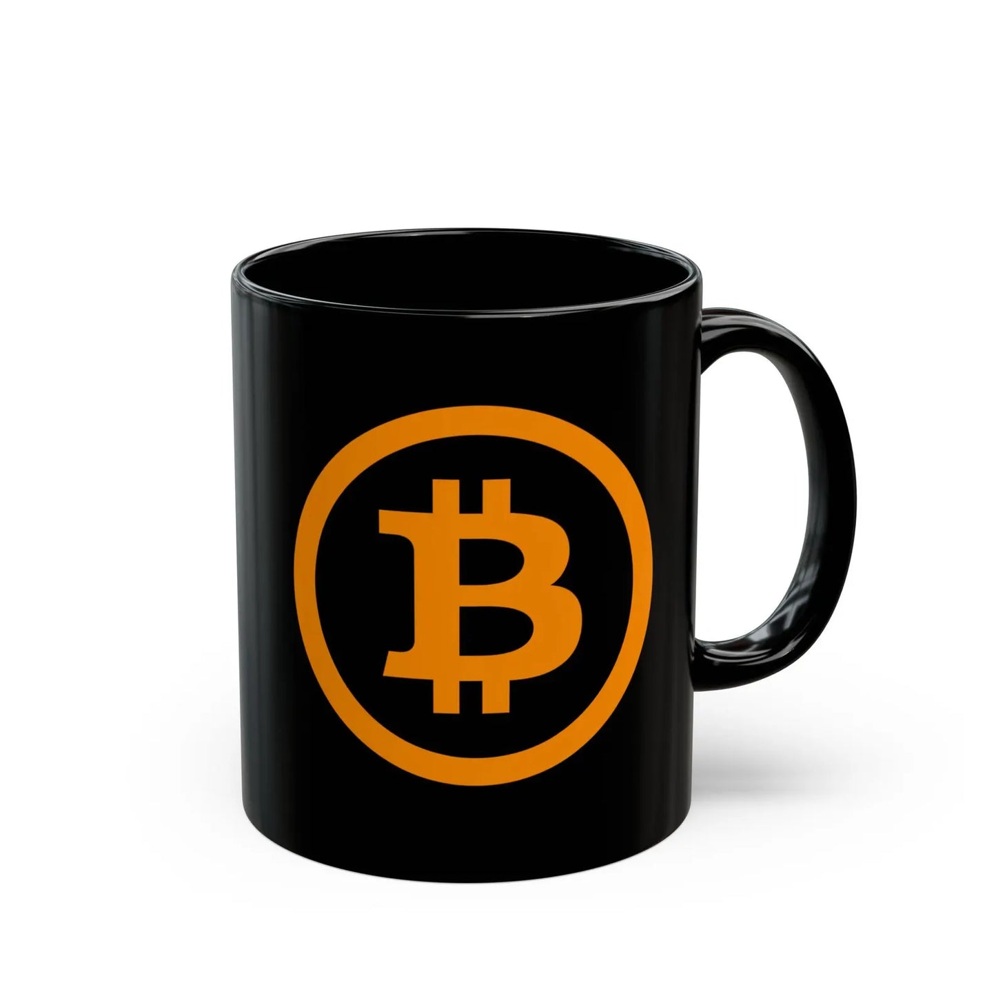 Bitcoin Mug - Black Coffee Cup