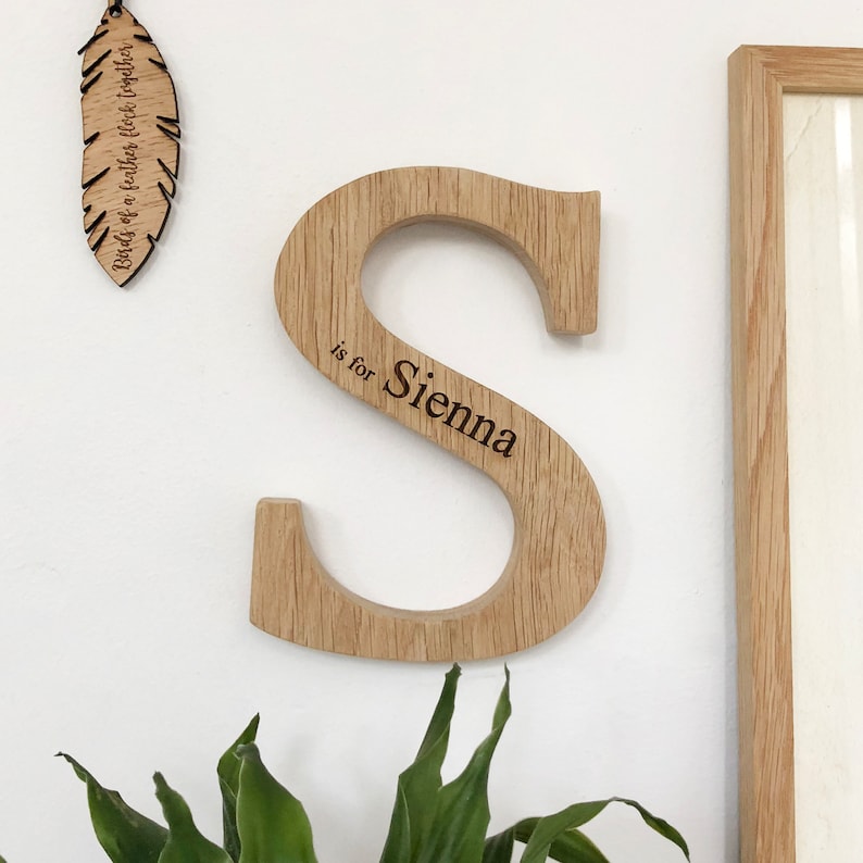 Personalized Wood Crafted Letter Decor