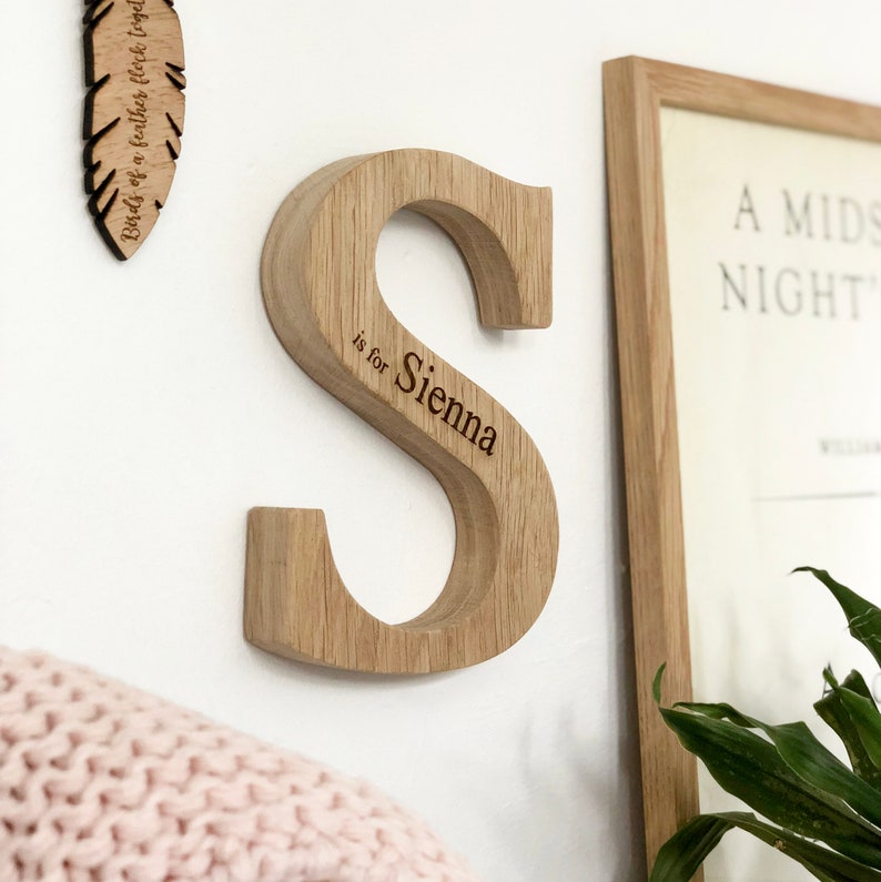 Personalized Wood Crafted Letter Decor