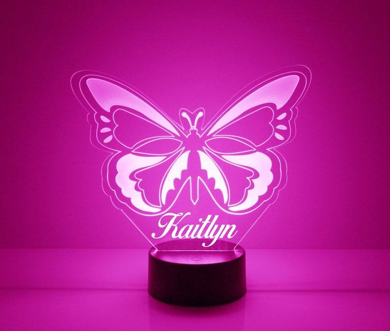 Personalized Color Changing Butterfly Night Lights 12