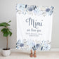 Personalized  Flora Mom/Nana/Auntie We Love You Blanket ｜110439