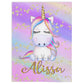Personalized Magical Unicorn Fleece Blanket 13