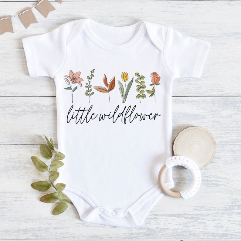 Personalized Baby Onesie With Name Gardens