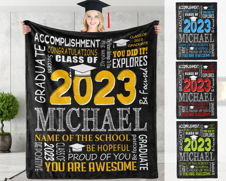 Personalized Graduation Blanket Be Proud Of You