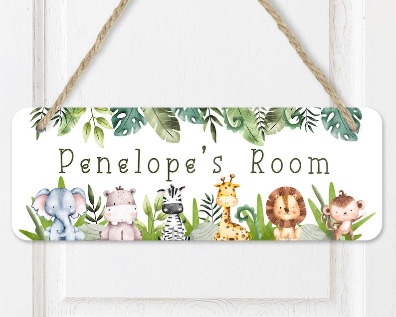 Personalised Bedroom Door Sign Multi Styles