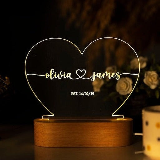 Personalized Mom Lover Night Light