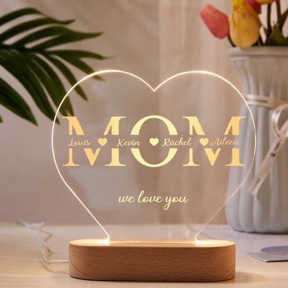 Personalized Mom Lover Night Light