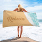 Personalized Ocean&Sand Beach Towel