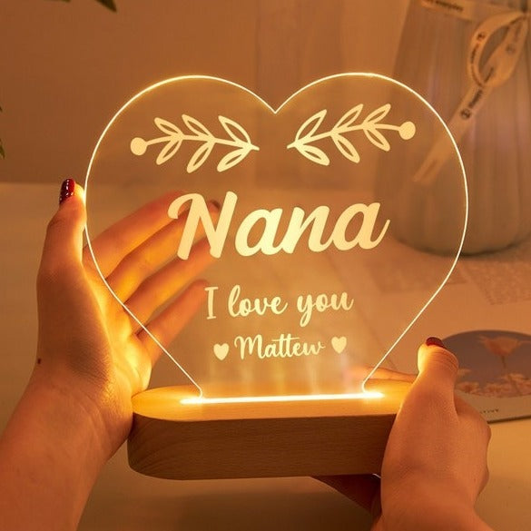 Personalized Mom Lover Night Light