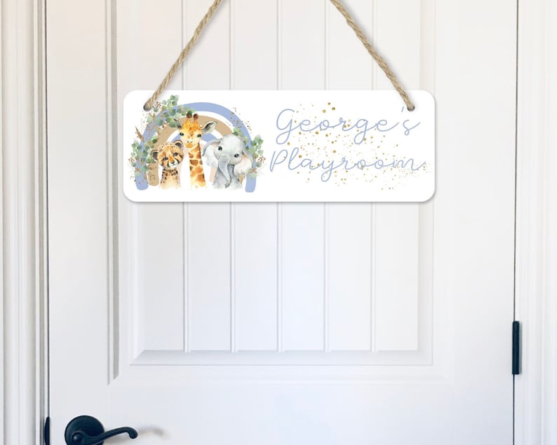 Personalised Bedroom Door Sign Multi Styles