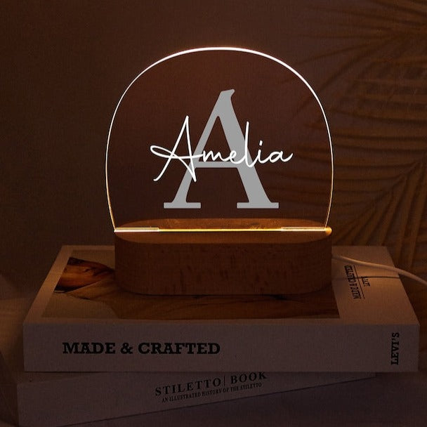 Personalized Name Night Light