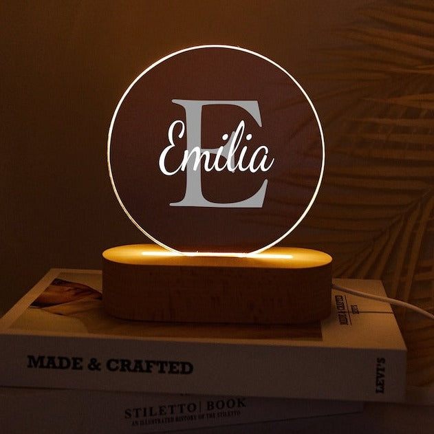 Personalized Name Night Light
