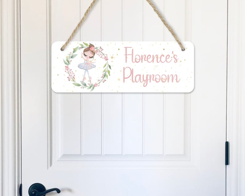 Personalised Bedroom Door Sign Multi Styles