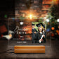 Personalized Graduation Night Light Wood-base With Photo