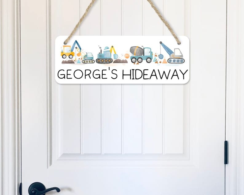 Personalised Bedroom Door Sign Multi Styles
