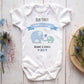 Personalized Baby Onesie Our First Mother's Day Elephants