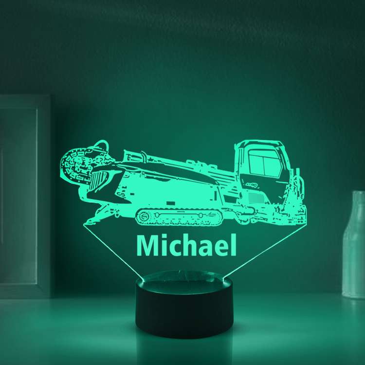 Personalized 7/16 Color Changing Directional Drill Led Lamp