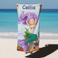 Personalized Kids Microfiber Beach Towel My Favorite Mermaid