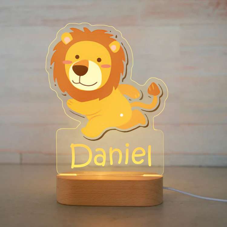 Personalized Bedroom Boys Girls Animal Theme Mood Lighting