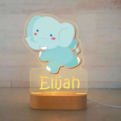 Personalized Bedroom Boys Girls Animal Theme Mood Lighting