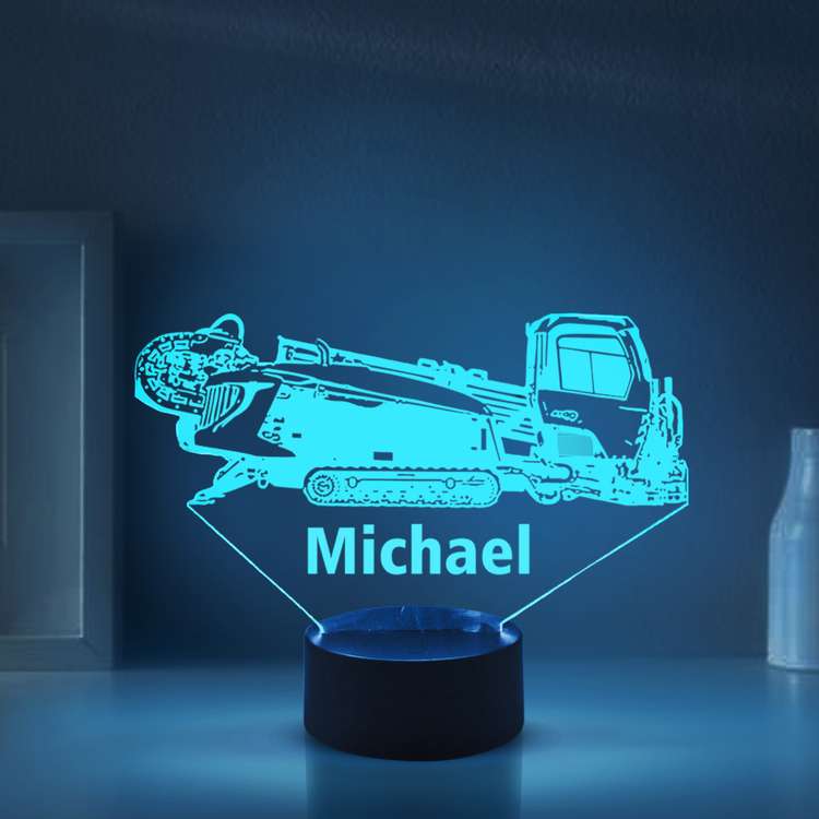 Personalized 7/16 Color Changing Directional Drill Led Lamp