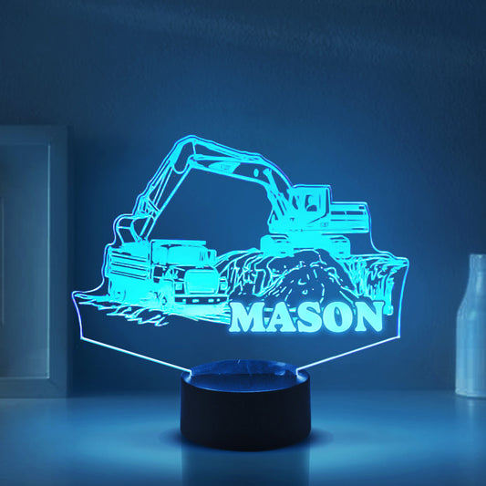 Personalized Truck Night Lights with Name 7/16 Colors Changing LED Lamp 12062201