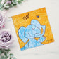 Personalized Cute Illustration Cotton Towel Embroidery With Kid's Name