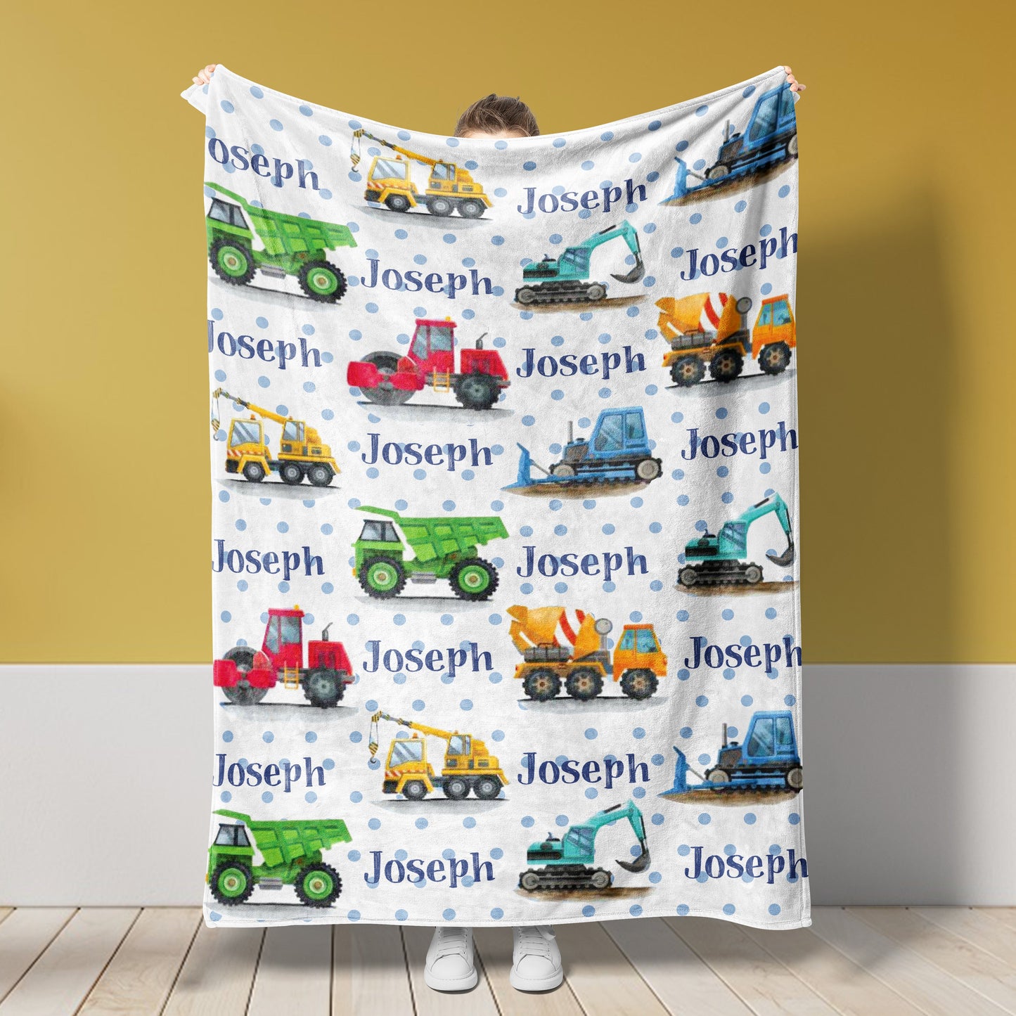 Custom Name Fleece Blanket 08