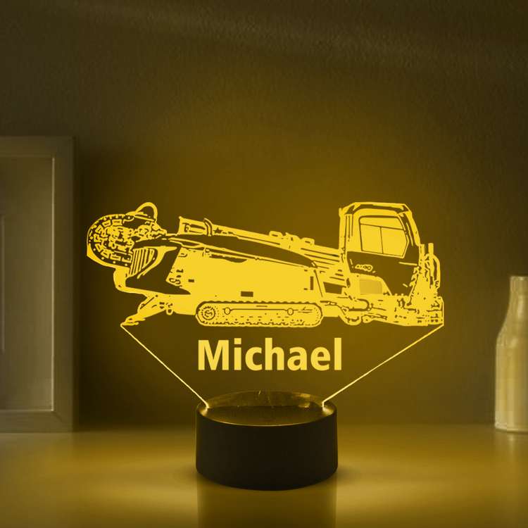 Personalized 7/16 Color Changing Directional Drill Led Lamp