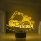 Personalized Truck Night Lights with Name 7/16 Colors Changing LED Lamp 12062201