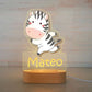 Personalized Bedroom Boys Girls Animal Theme Mood Lighting