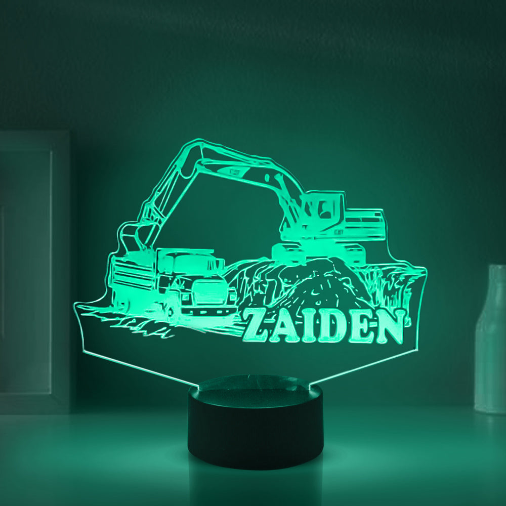 Personalized Truck Night Lights with Name 7/16 Colors Changing LED Lamp 12062201