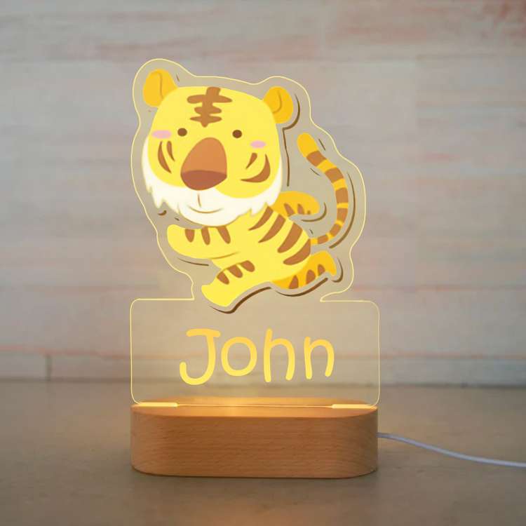 Personalized Bedroom Boys Girls Animal Theme Mood Lighting