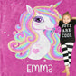 Personalized Magical Unicorn Fleece Blanket 01