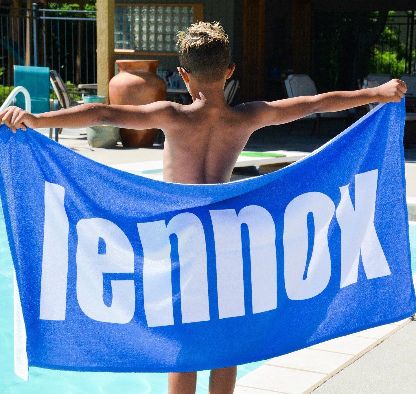 Personalized Beach Towel Solid Bolds